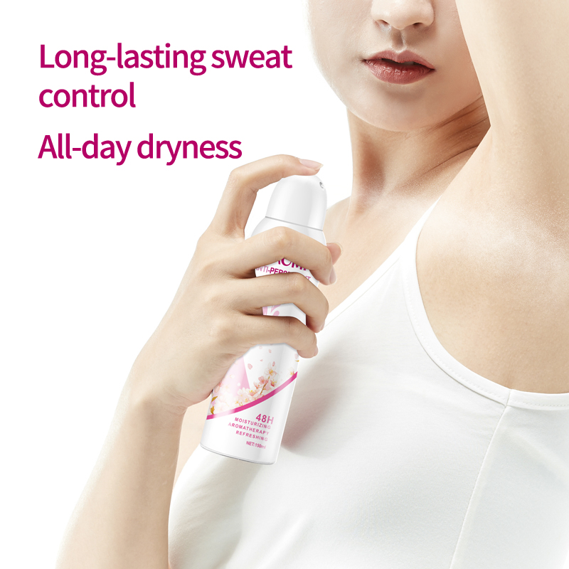 Factory Wholesale Natural Fragrance Body Spray Deodorant Antiperspirant Body Spray Dry Deodorant Spray for 48 Hours