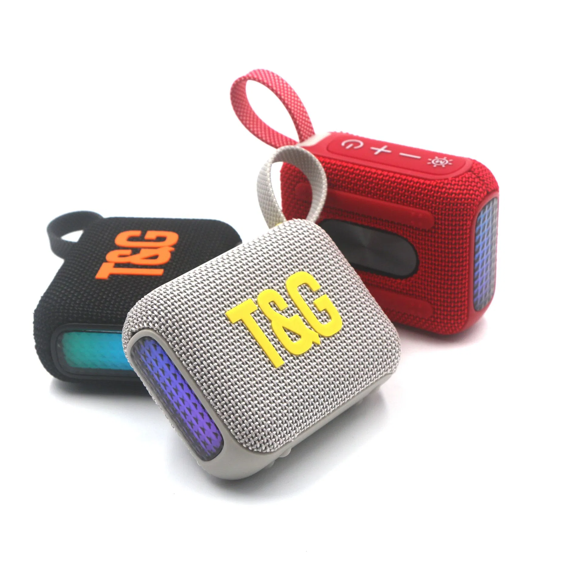 Портативная колонка TG-445mini с сабвуфером и RGB-подсветкой