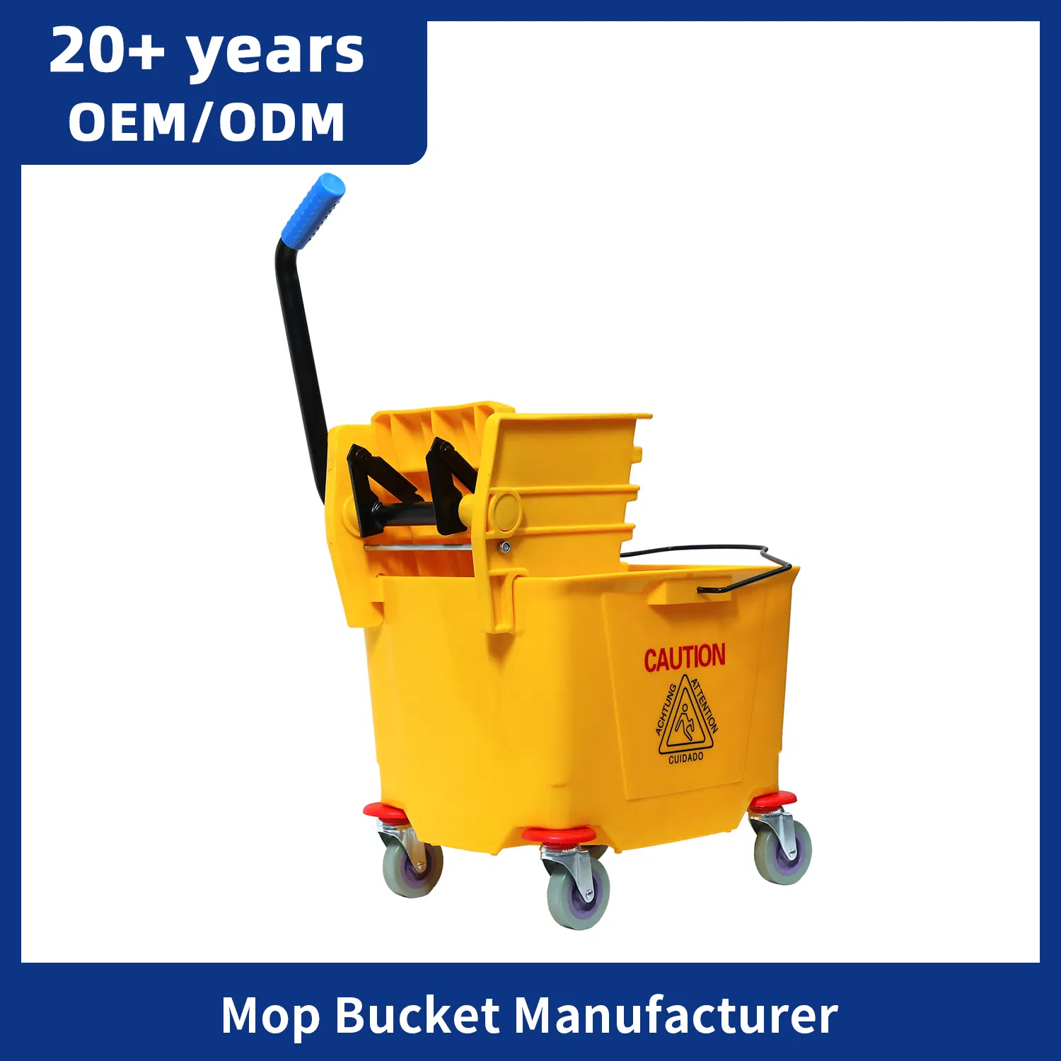32L Floor Cleaning Squeeze Yellow Cleaning Best Mop Bucket