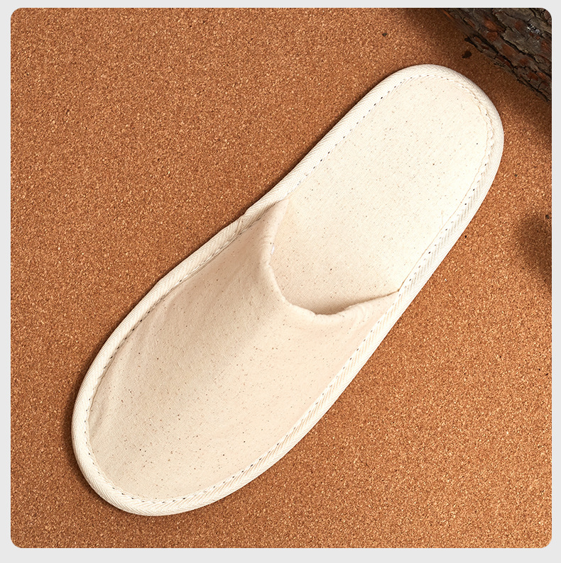 Eco-Friendly Disposable Cotton Slippers for Hotels and Spas