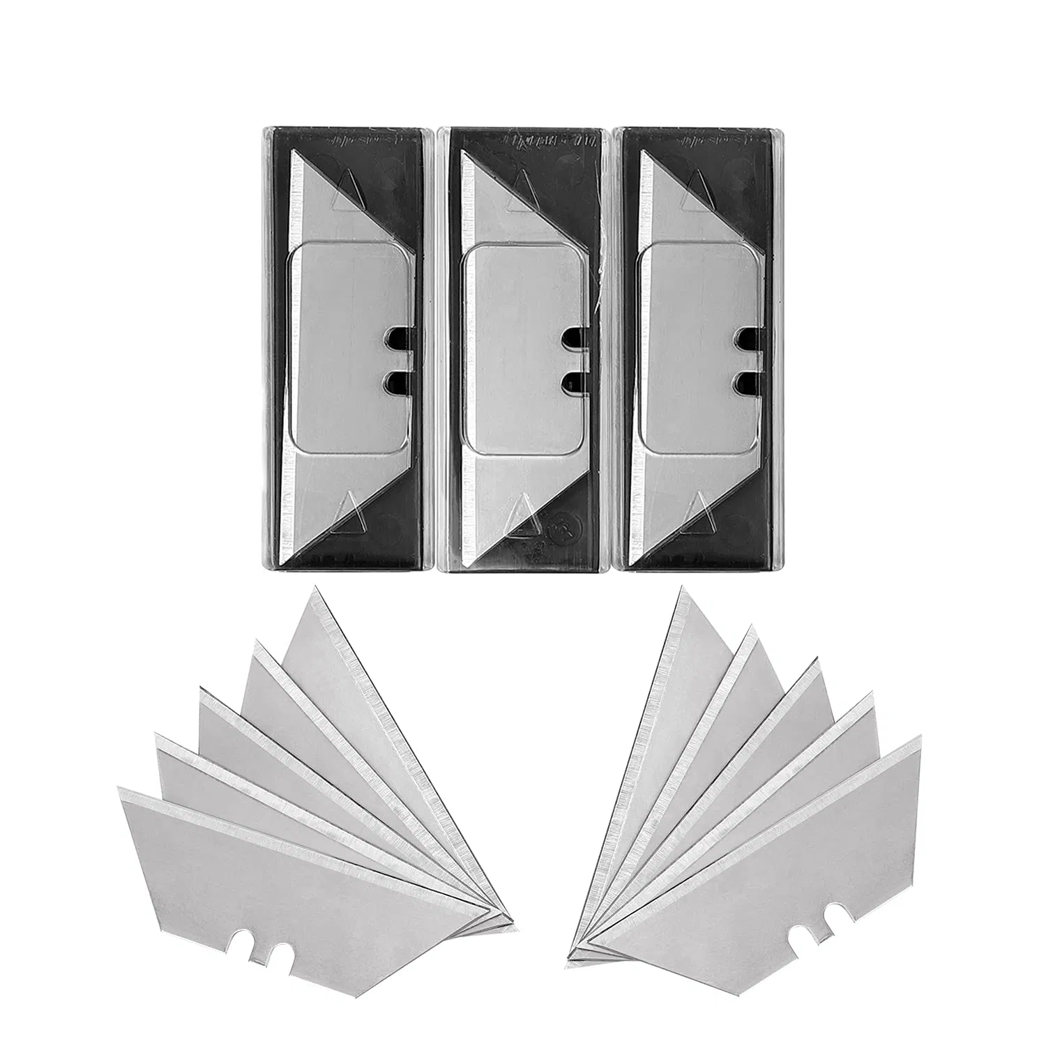 Hautine High Quality Trapezoid Cutter Blades with Hole 19X61mm