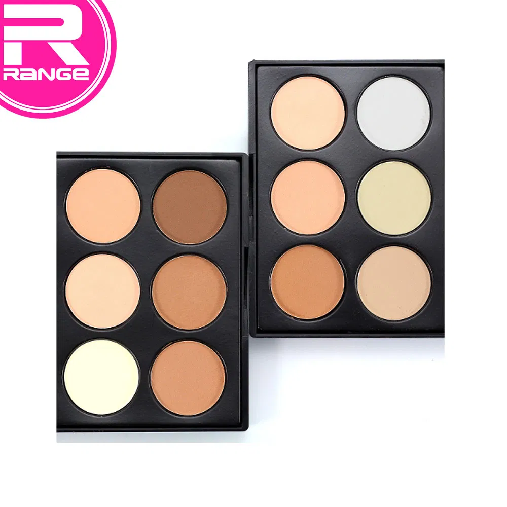 Private Label Makeup 6 Colors Highlight Contour Palette