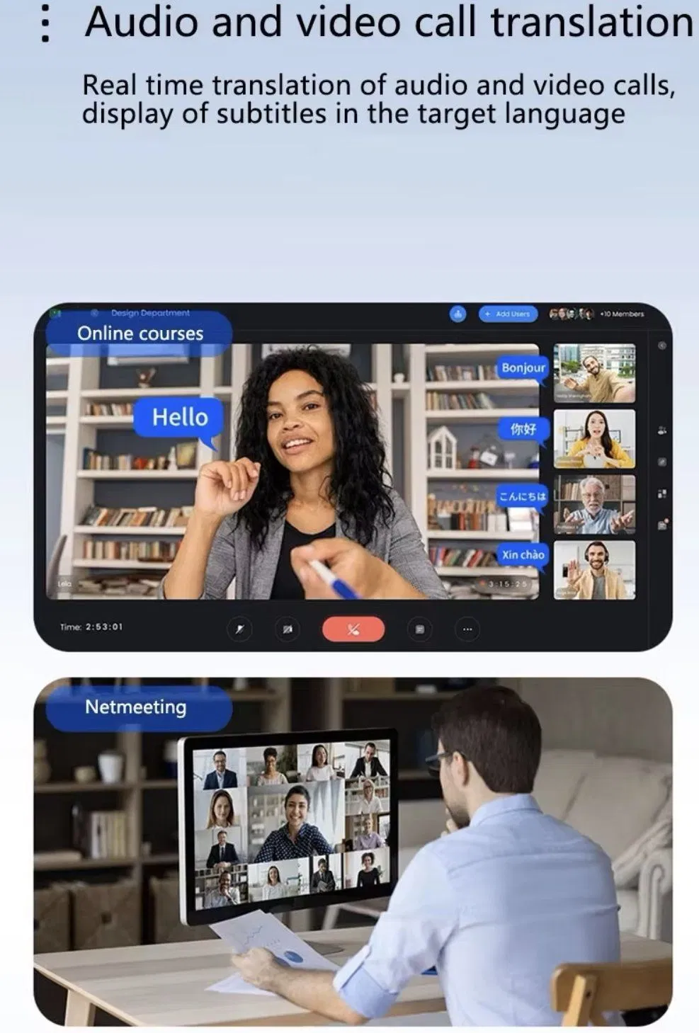 Портативный переводчик Ai Interpreter с магнитным держателем