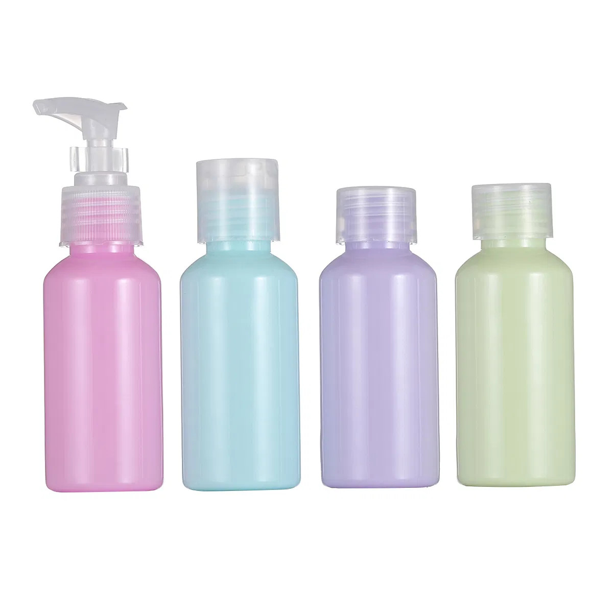 Refillable Outdoor Travel Kit Personal Care Bottle Set 4PCS Portable Bottles with Bag