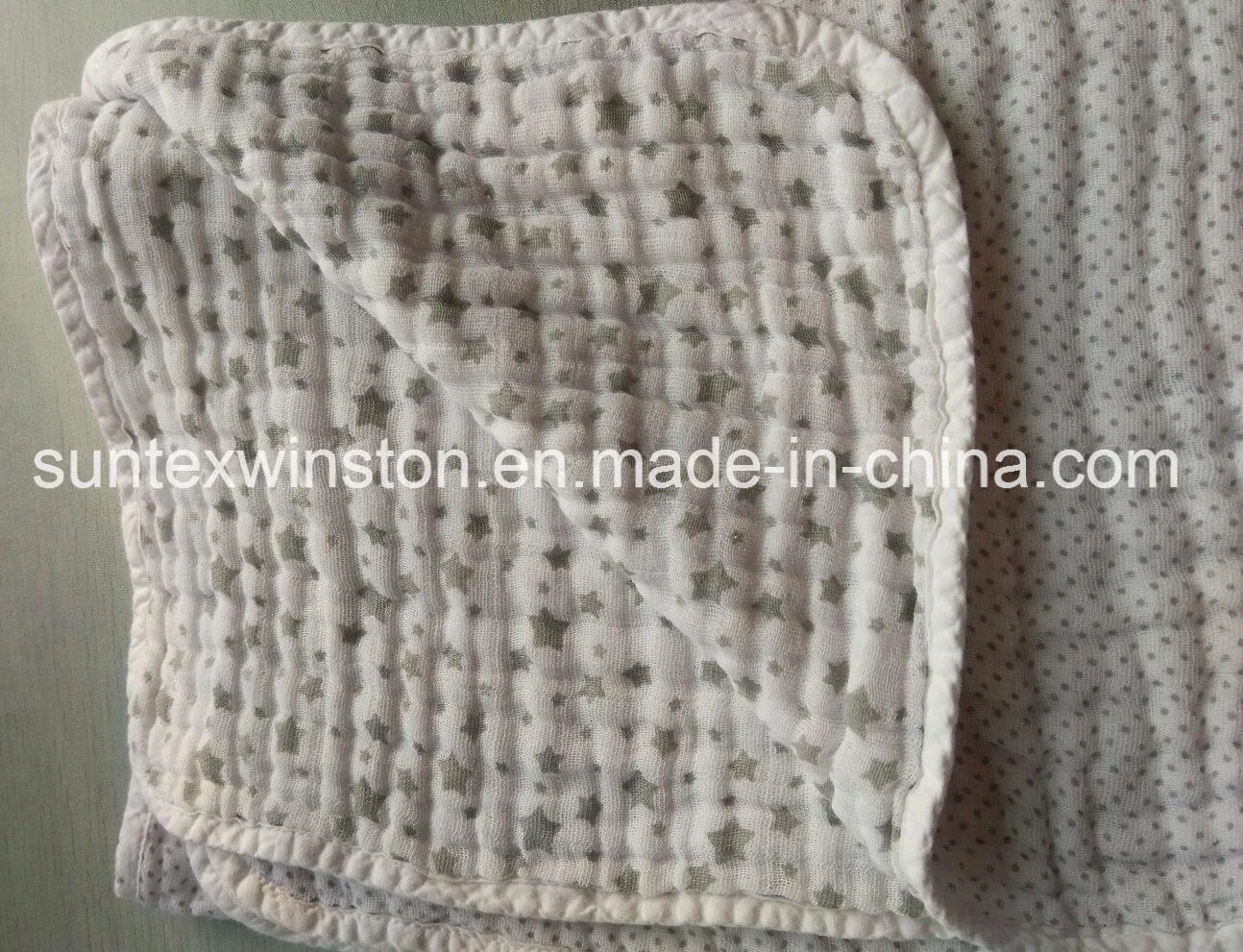 Supersoft & Breathable Pre-Washed Cotton Muslin Baby Blanket