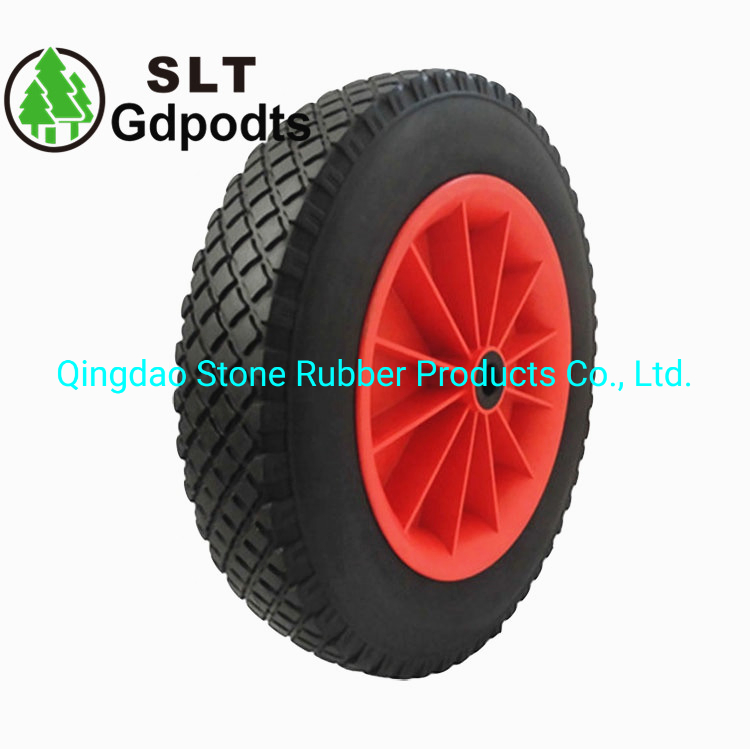 16 Inch Flat Free PU Foam Wheel for Boat Trailer