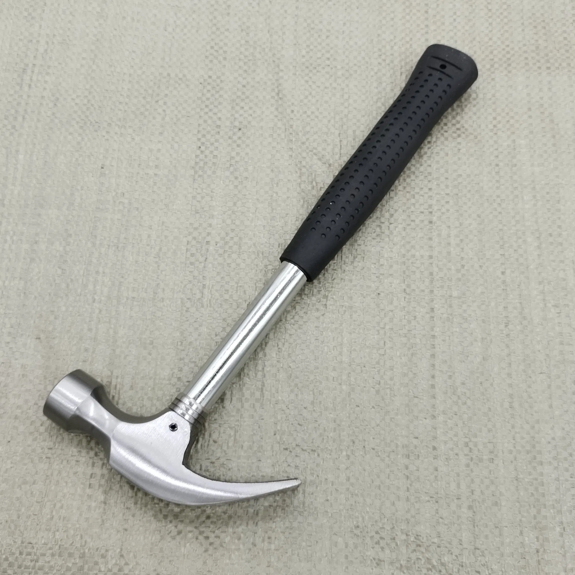 Integrated One-Piece Forging Sheep Horn Hammer Soft Anti-Slip Grip Tear Resistant Steel Handle Mallet Durable Hammer