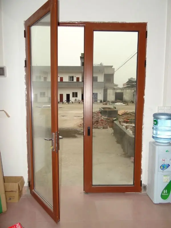 Soundproof Waterproof Customized Color Frame Security Grill Inward Casement Door for Apartment