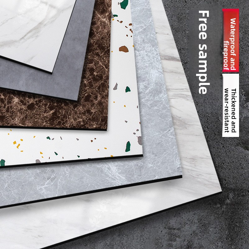 Водостойкие самоклеящиеся ПВХ наклейки для пола 1мм