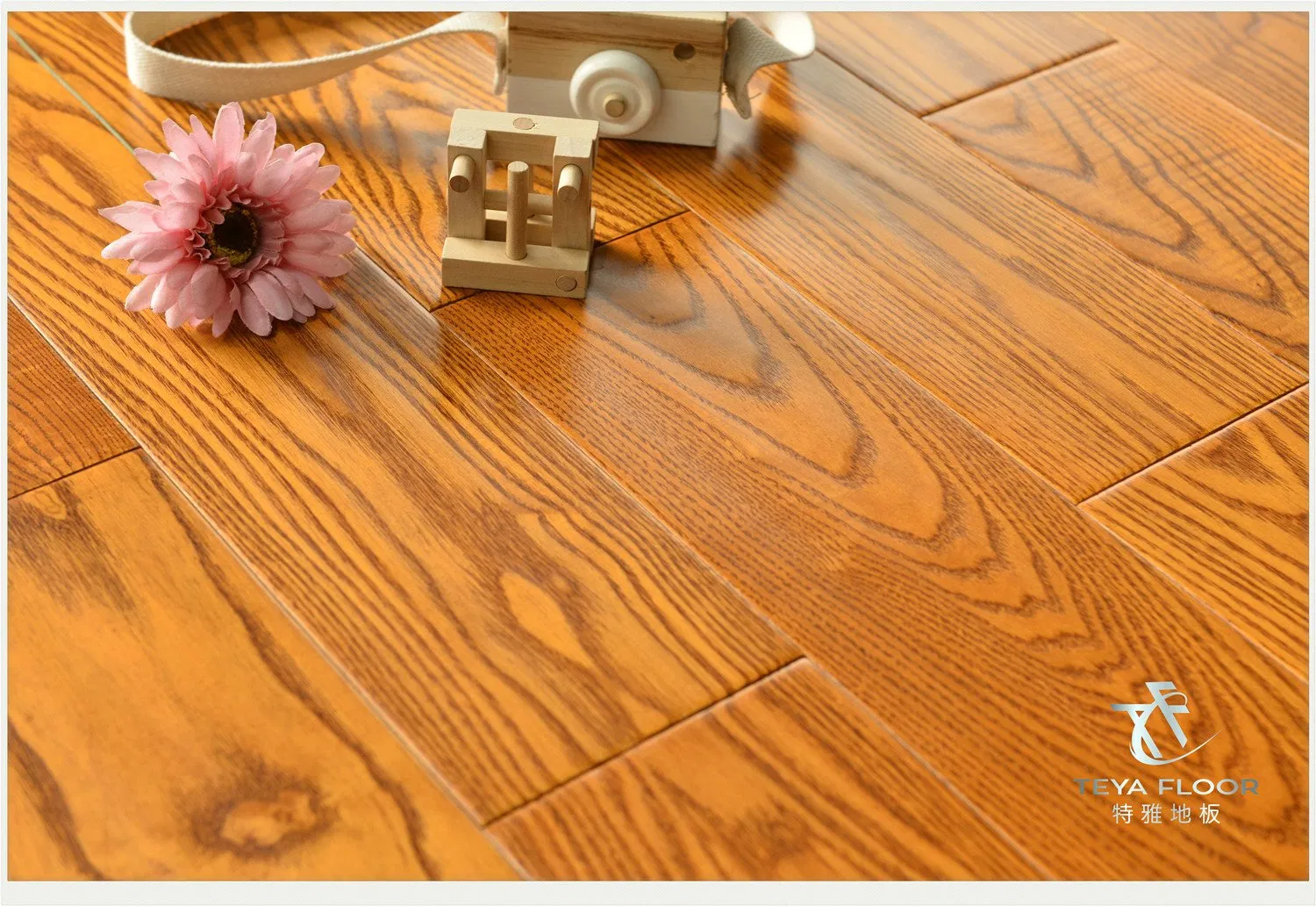 Ash Engineered Wood Flooring, Handscraped