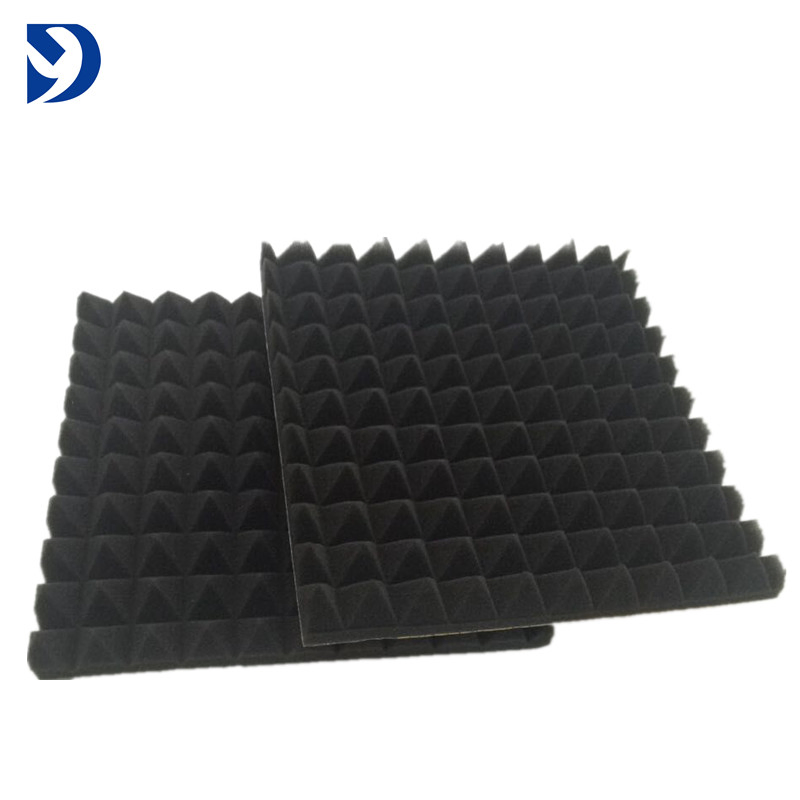 Premium Pyramid-Shaped Acoustic Foam with Adhesive for Superior Soundproofing