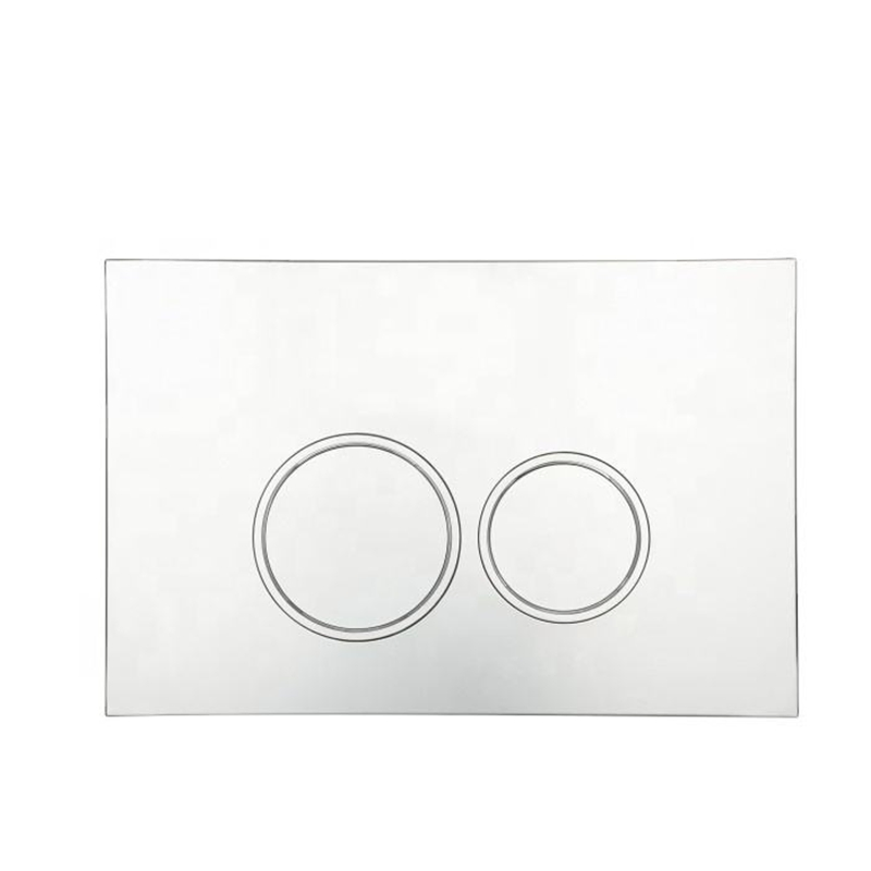 Concealed Cistern Flush Plate with Round Button