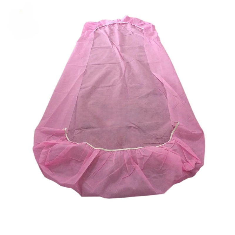 Disposable Waterproof Polypropylene with Laminated PE Table Covers Massage Bed Covers with Elastic for SPA, Tattoo, Clinic