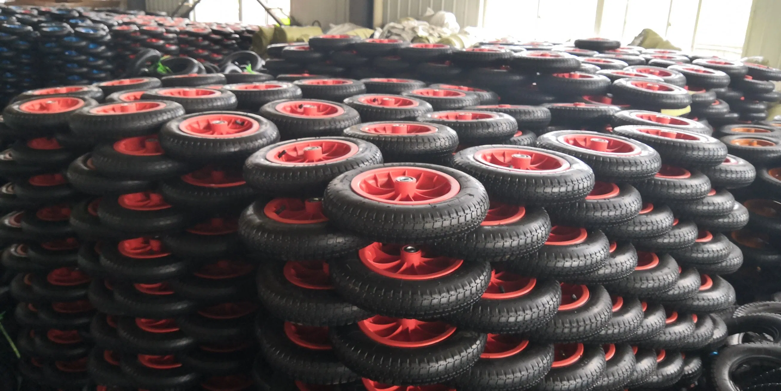 20"Flat Free Polyurethane PU Foam Filled Wheels PU Foam Solid Wheelbarrow Wheel