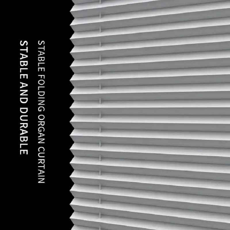 Blinds Easy Adjusted Elegant Shade Manual Cordless Pleated Blind/Cordless Pleated Light Filtering Fabric