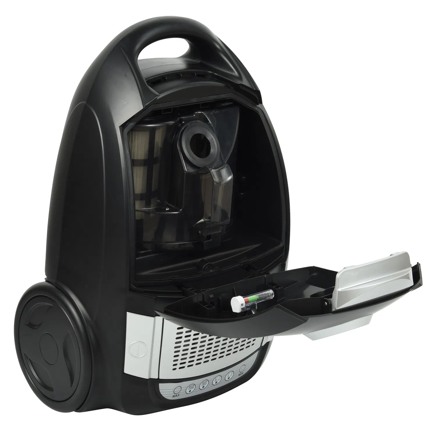 Ultra-Quiet Smart Vacuum Cleaner with LED Display Technology