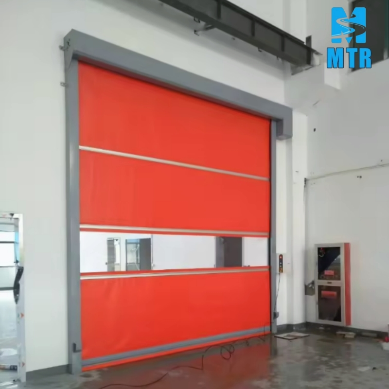 Fast-Operating PVC High Speed Doors Fast Rolling Steel Door