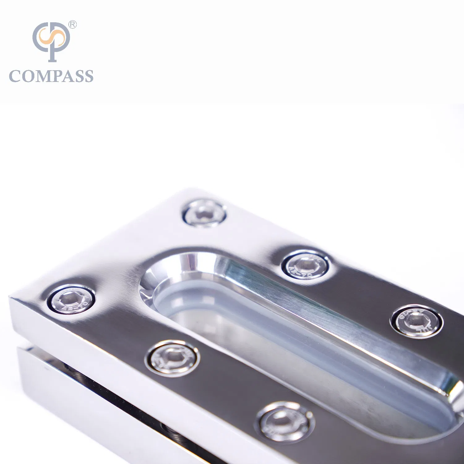 SS316L Food Grade Mirror Sanitary Stainless Steel Square Rectangular Sight Glass