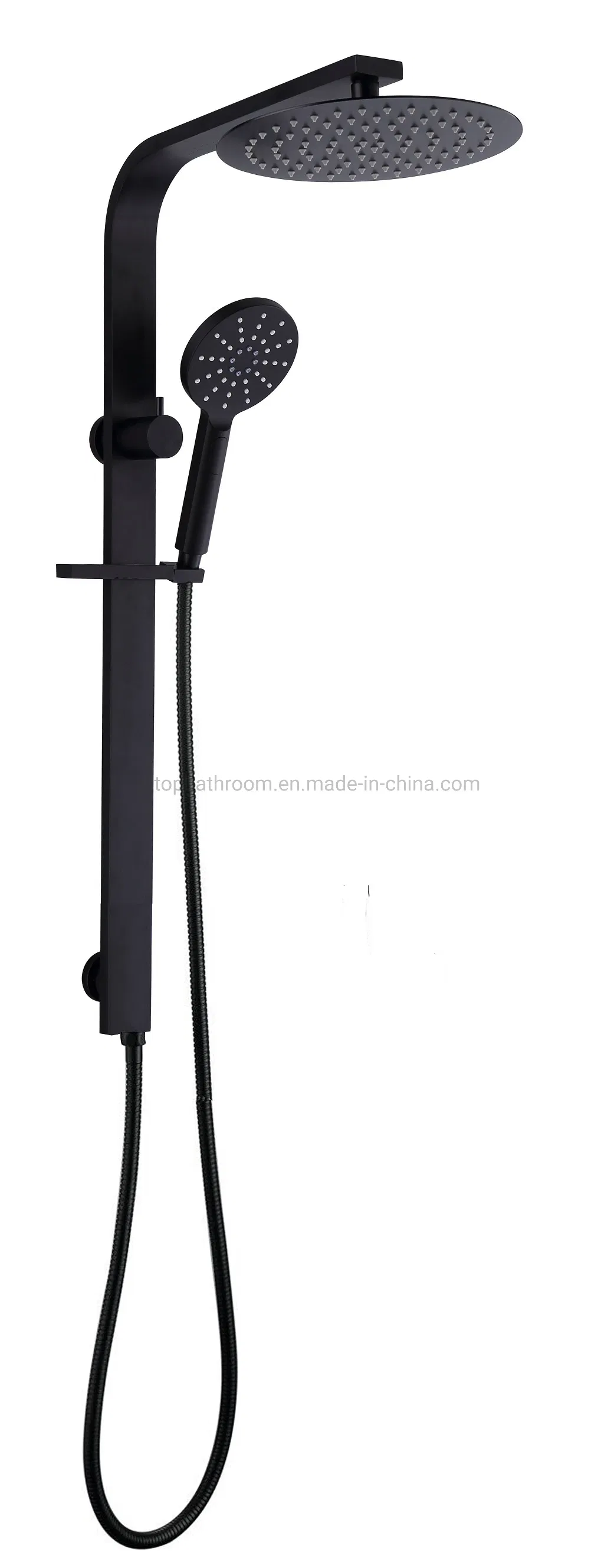 Душевая система настенная круглая латунь Contop