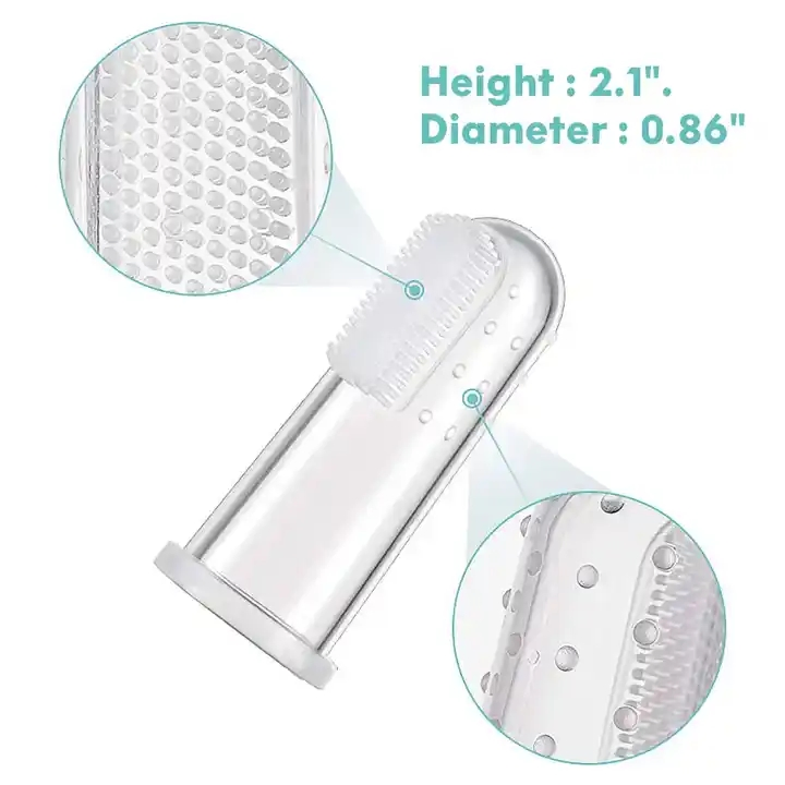 2023 New Product Ideas Sensory Teething Soft Finger Toothbrush Silicone Children's Toddlers Silicone Baby