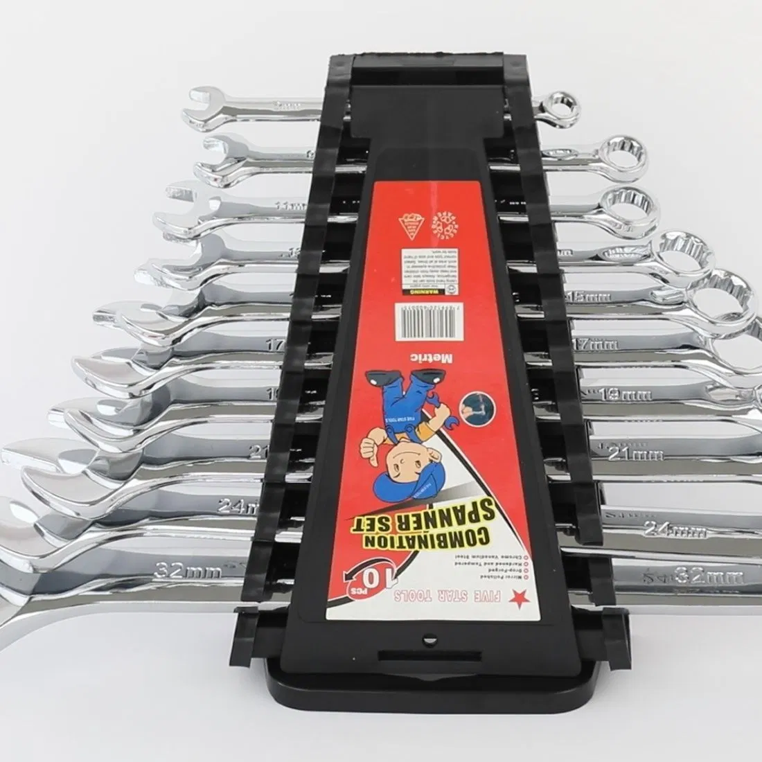 Набор гаечных ключей 10 шт. с держателем