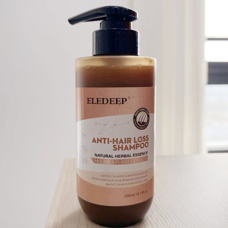 Hair Growth Shampoo Ginger Ginseng Shampoo Hair Thickening Botanical Boost Healthy Scalp Hair Growth Strengthen Deep Cleaning