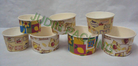 Disposable Ice Cream Paper Cup Frozen Yogurt Paper Cup