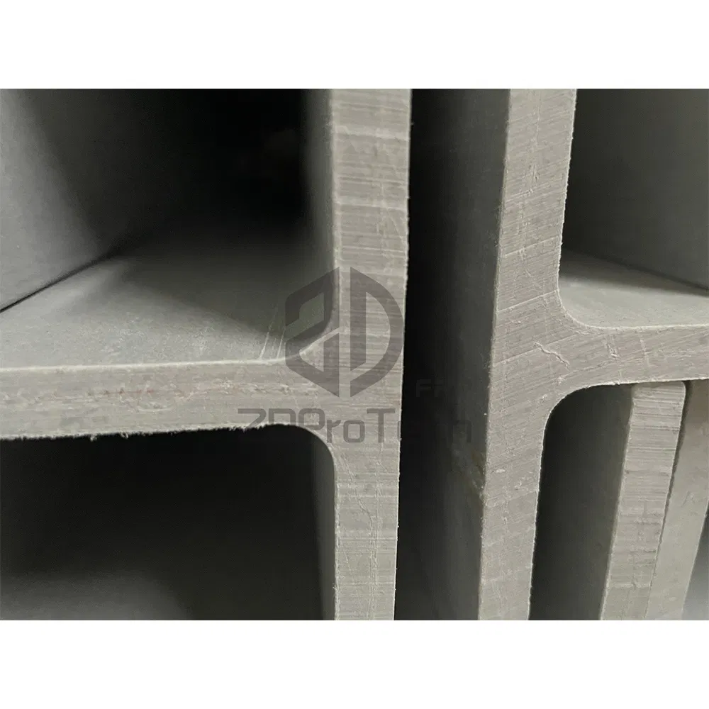 Professional Manufacturer High Tensile Strength FRP Profiles GRP H Beam