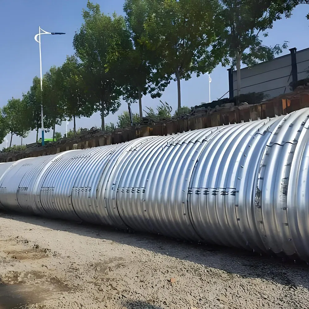 Galvanized Semi-Circular Metal Culvert Pipe
