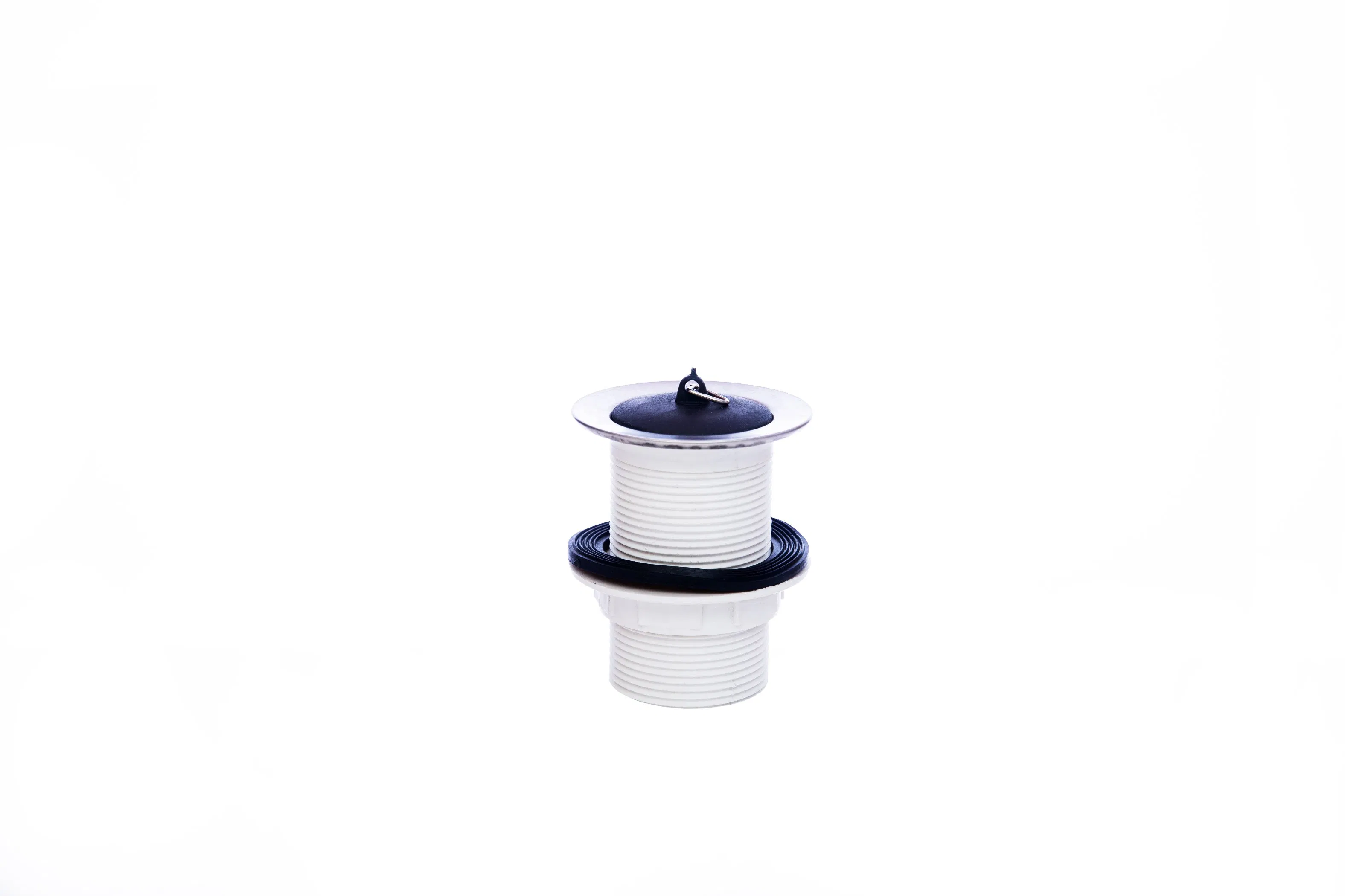 Слив-сифон для раковины Premium White Plastic