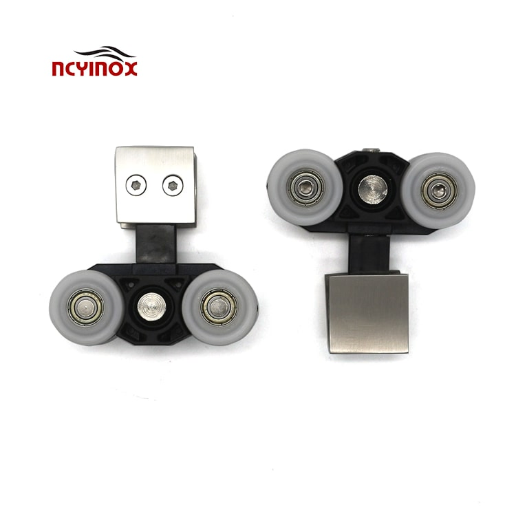 Sliding Door Hanger Roller Hanging Wheels Door Roller Wheel for Tempered Glass