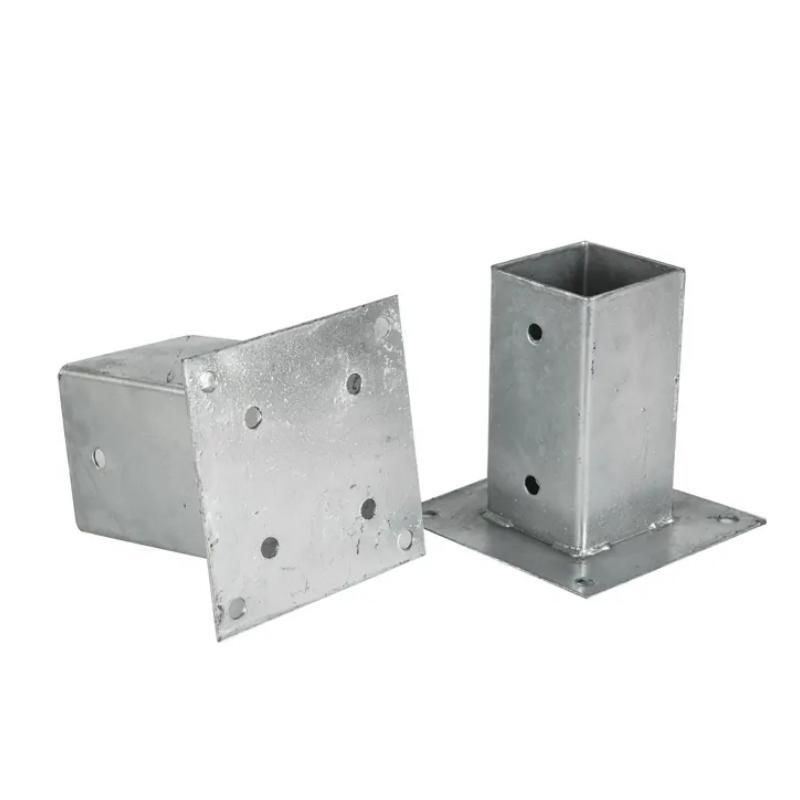 Galvanized Fence Post Anchors Support