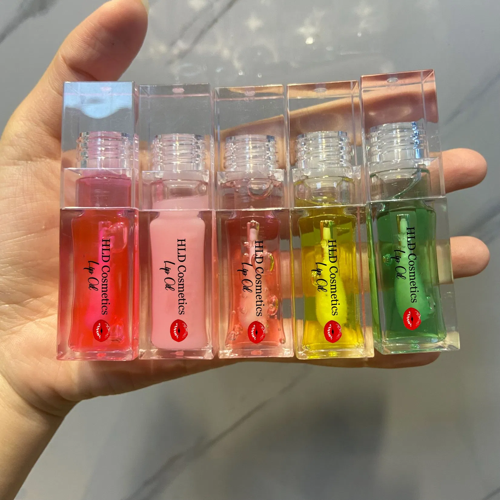 Moisturizing Shiny Shimmer Magic Natural Flavor Lip Gloss Oil Tint Private Label