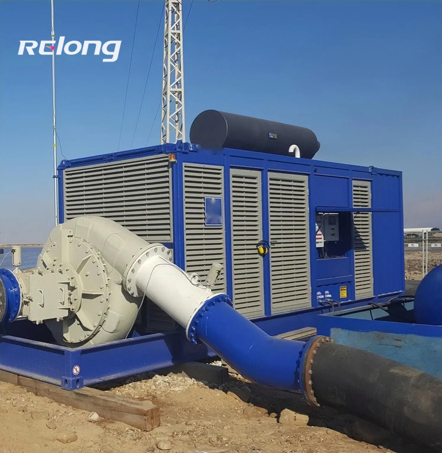 Бустерная насосная станция Relong для дноуглубительных работ