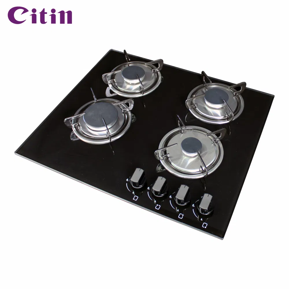 OEM Durable Enamel Pan Racks 6mm Glass Tops Gas Stoves