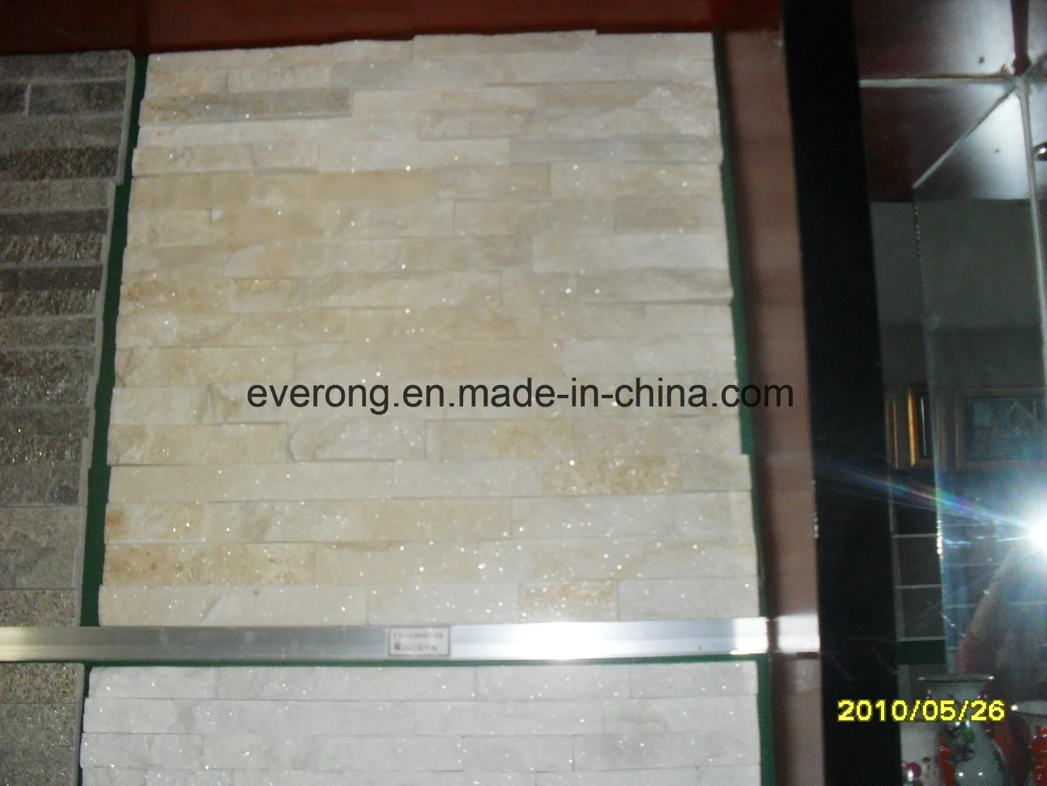 Black/Yellow/White Quartzite Ledgestone Stacked Wall Stone Veneer Culture Stone