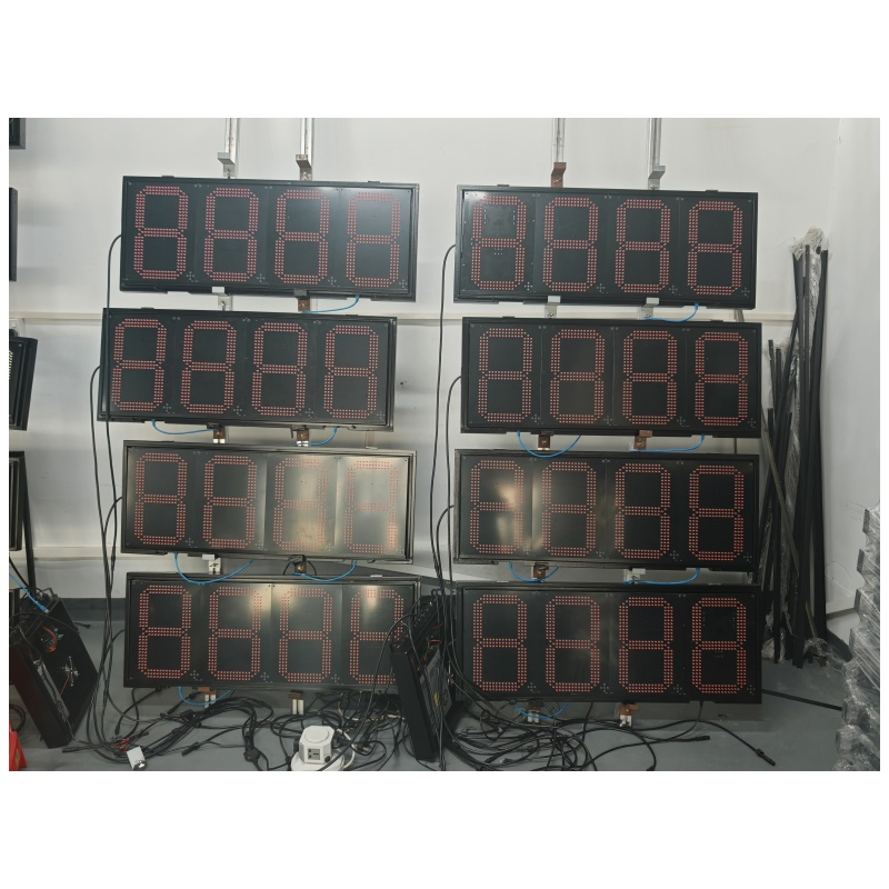 8inch10inch12inch16inch18inches24inches 88.88 Outdoor LED Electronic Gasoline Price Sign with 7 Segment LED Display
