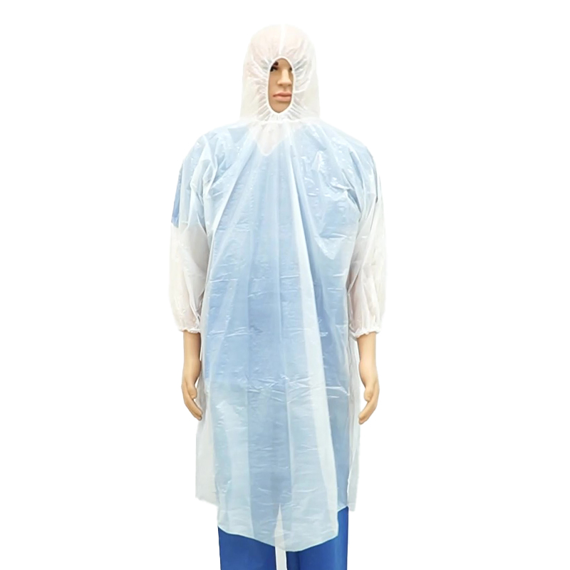 Disposable PE Raincoat Bulk Wholesale Waterproof Plastic Rain Outdoor Emergency Use
