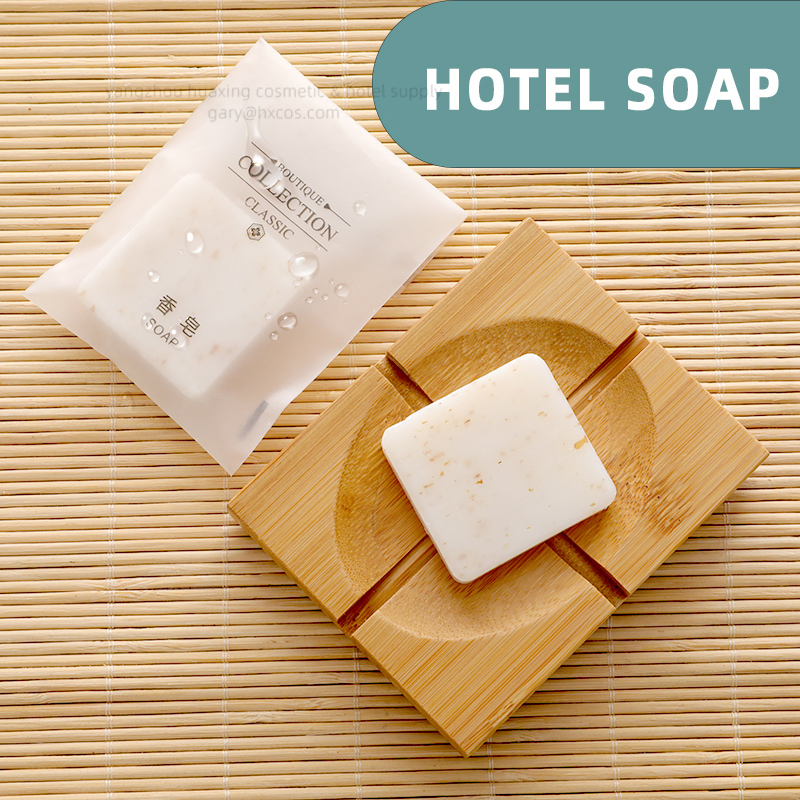 Custom 20g Eco Oatmeal Mini Hotel Soap Support Private Logo and Design