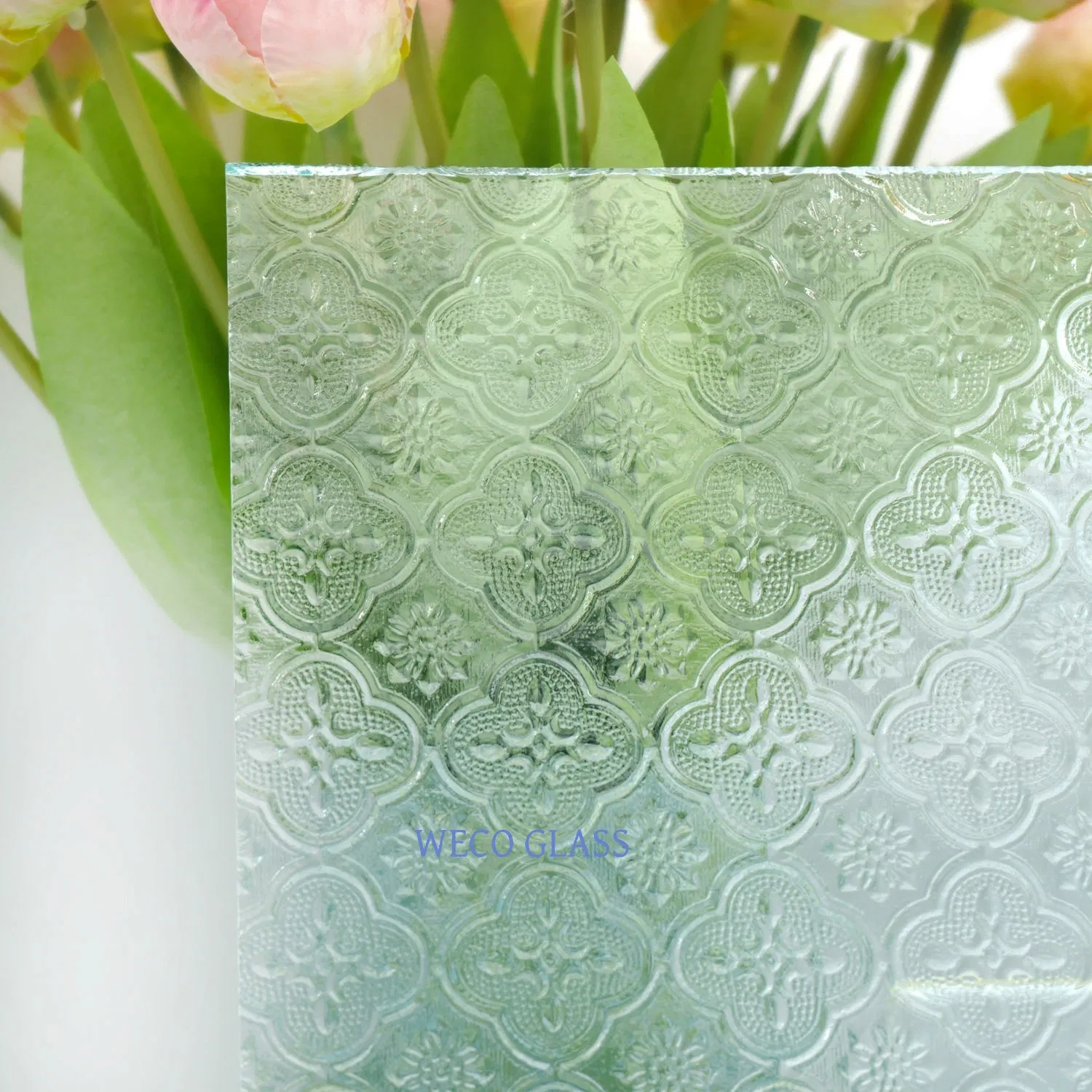 5 mm Ultra Clear Float Patterned Glass for Architectural Facades