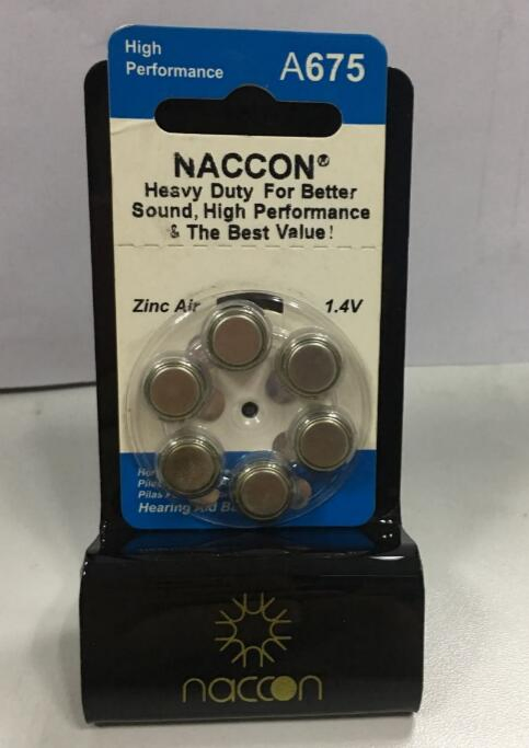 Батарейка A675 1.4V для слухового аппарата (цинк-воздушная)