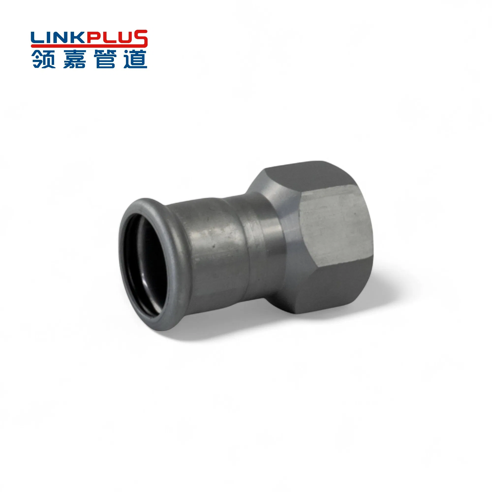 Adapter with Female Thread, Superior Anti-Corrosion Alloy Coating, Carbon Steel, Best Selling Press Joint Fitting