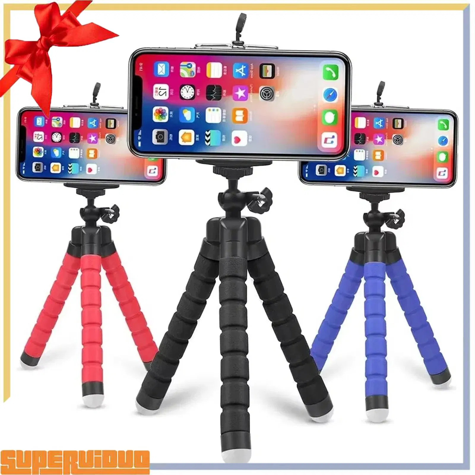 Octopus Flexible Mini Tripod 2026 Para Telefonos Phone Stand Selfie Stick Adjustable Legs Vlog Live Streaming Wholesale Camera Stabilizer
