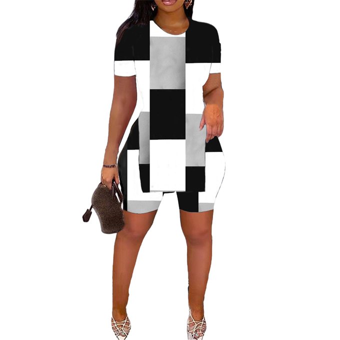 Комплект женский летний с принтом яркий