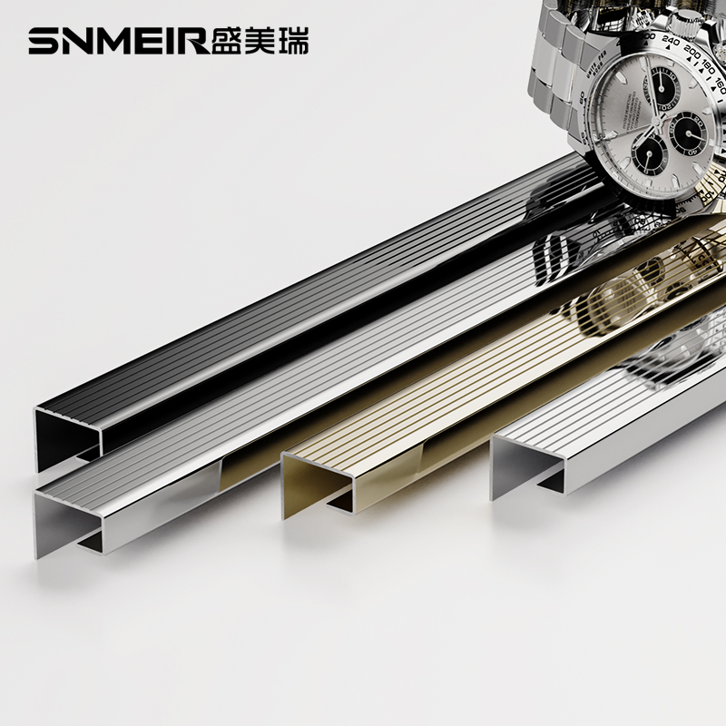 Aluminum Stair Tread Nosing Stair Tread Trim Straight Edge Trim Stair Edge Stair Tread Trim Stair Nosing Wholesale Carpet Stair Nosing Stair Edge Protection