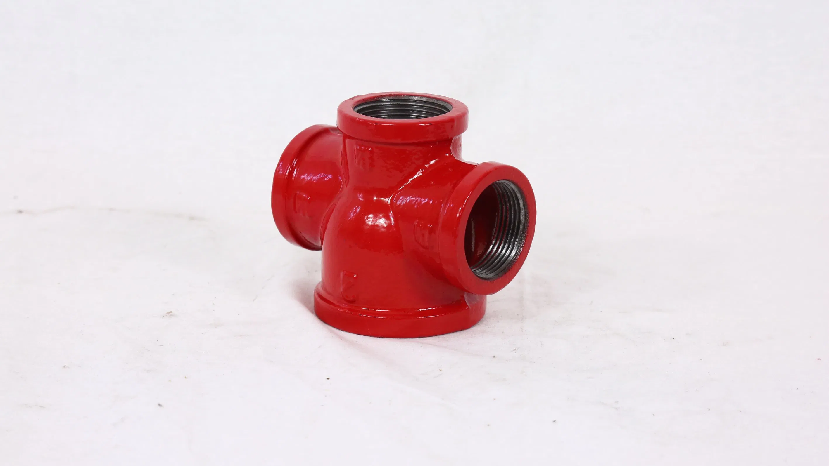 Kanaifu Customized Malleable Iron 4 Way Cross Equal Reducing Pipe Fitting Cross