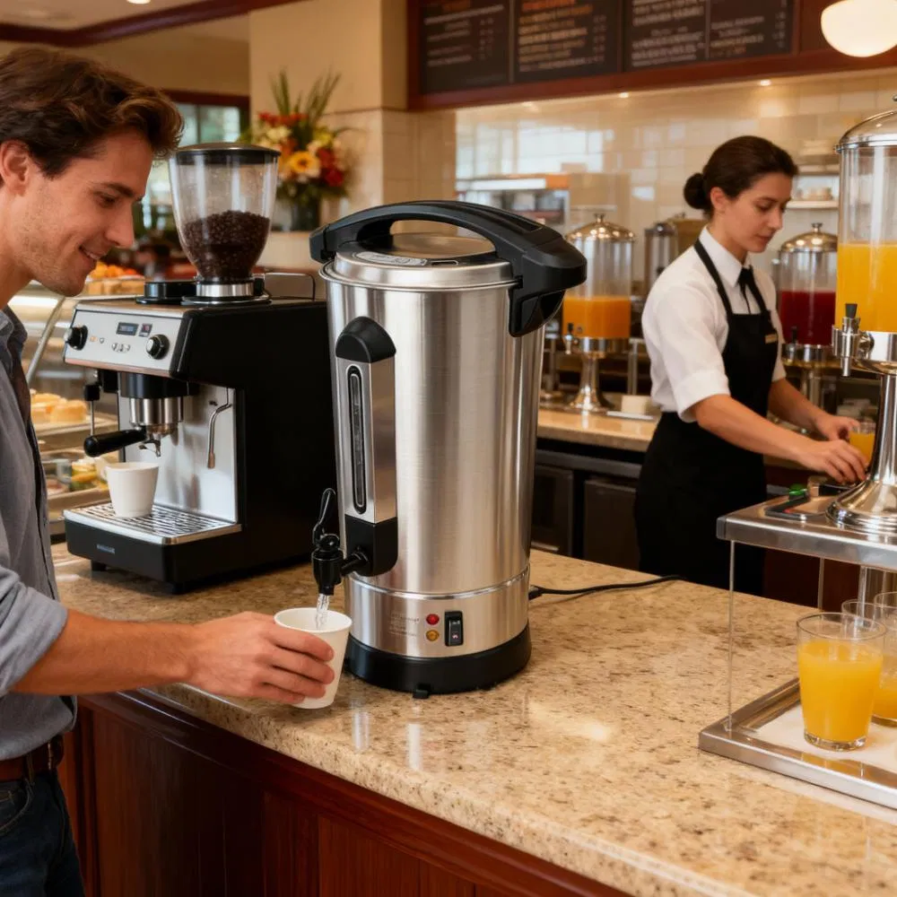 Heavybao Commercial Big Capacity Electric Catering Restaurant Beverage Hot Water Urn Dispenser