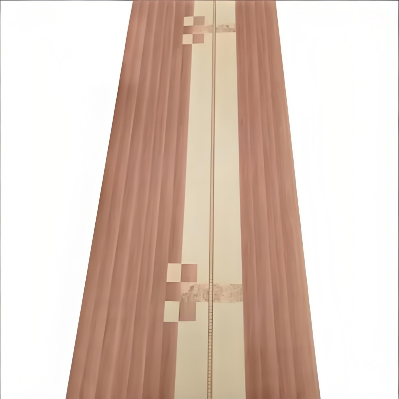 2.5mm 2.7mm 3mm Glossy Surface Polyester Flat HDF Door Skin with UV Surface
