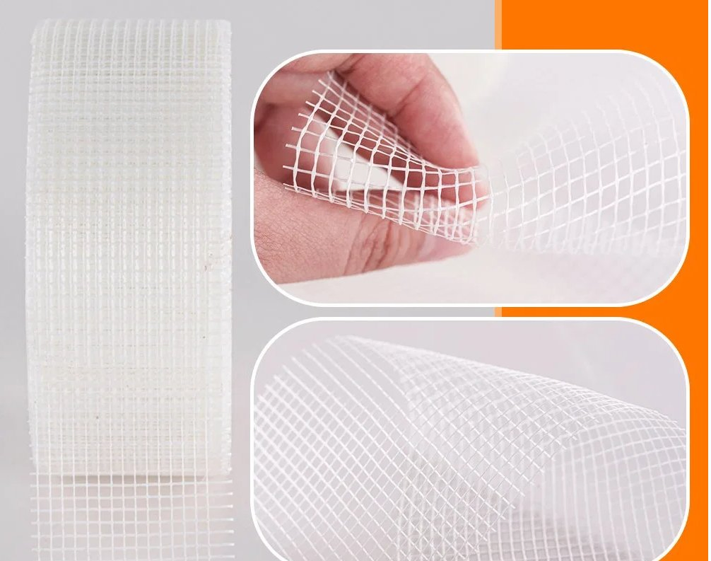 Stucco Drywall Self-Adhesive Fiberglass Mesh Joint Tape