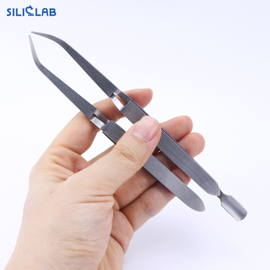 Custom Packaging Stainless Steel Reverse Tweezers Rig Smoking Dabber Tools